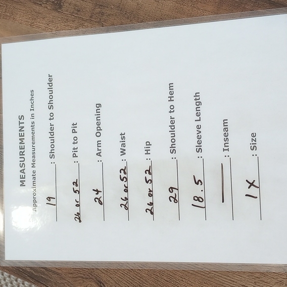 Bob Mackie Embellished 3/4 Sleeve Sweater Size:1X Color: Periwinkle - Picture 12 of 13